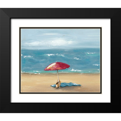 By the Beach I Black Modern Wood Framed Art Print with Double Matting by Reynolds, Jade