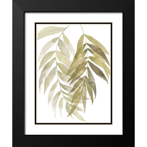 Palm Embrace I Black Modern Wood Framed Art Print with Double Matting by Goldberger, Jennifer