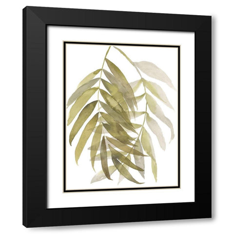 Palm Embrace II Black Modern Wood Framed Art Print with Double Matting by Goldberger, Jennifer