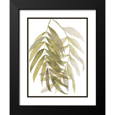 Palm Embrace II Black Modern Wood Framed Art Print with Double Matting by Goldberger, Jennifer