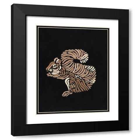 Forest Dweller II Black Modern Wood Framed Art Print with Double Matting by Moore, Regina
