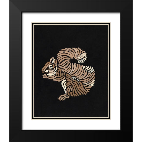 Forest Dweller II Black Modern Wood Framed Art Print with Double Matting by Moore, Regina