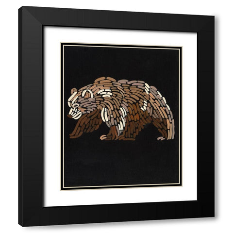 Forest Dweller IV Black Modern Wood Framed Art Print with Double Matting by Moore, Regina
