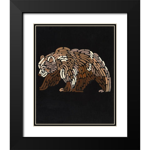 Forest Dweller IV Black Modern Wood Framed Art Print with Double Matting by Moore, Regina