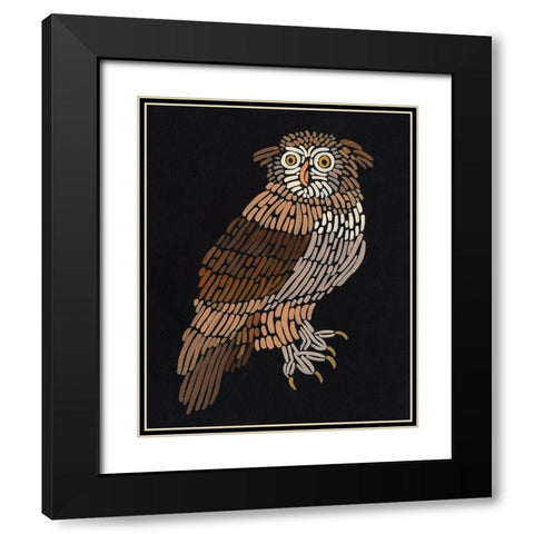 Forest Dweller V Black Modern Wood Framed Art Print with Double Matting by Moore, Regina