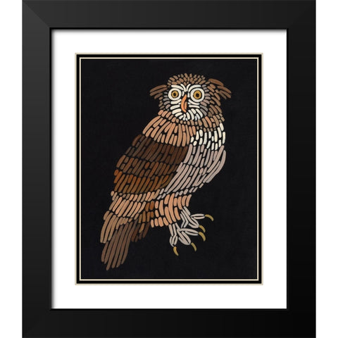 Forest Dweller V Black Modern Wood Framed Art Print with Double Matting by Moore, Regina
