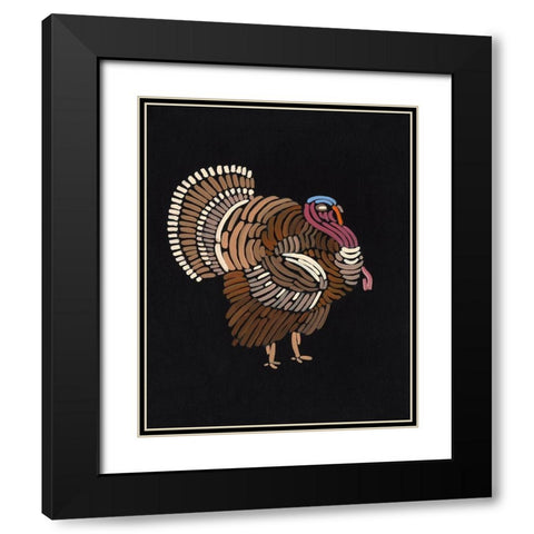 Forest Dweller VII Black Modern Wood Framed Art Print with Double Matting by Moore, Regina
