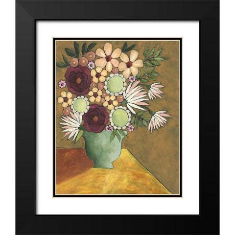 Table Arrangement I Black Modern Wood Framed Art Print with Double Matting by Moore, Regina