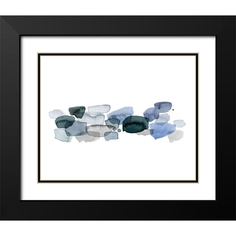 River Droplets II Black Modern Wood Framed Art Print with Double Matting by Popp, Grace