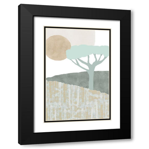 Ennerdale I Black Modern Wood Framed Art Print with Double Matting by Kouta, Flora