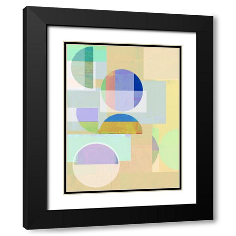 Demi IV Black Modern Wood Framed Art Print with Double Matting by Cartissi