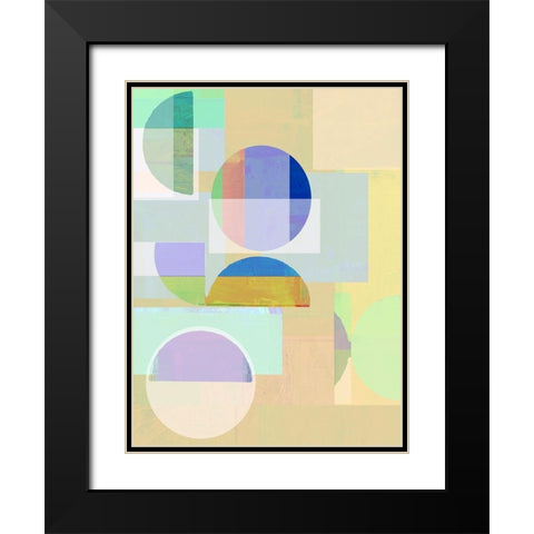 Demi IV Black Modern Wood Framed Art Print with Double Matting by Cartissi