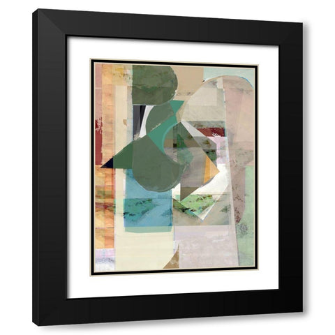 St. Ives 12 Black Modern Wood Framed Art Print with Double Matting by Cartissi