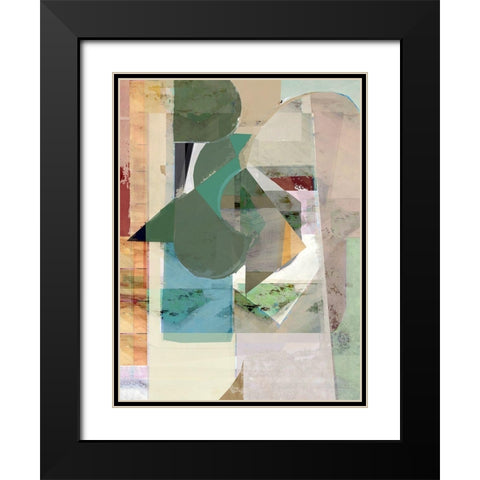 St. Ives 12 Black Modern Wood Framed Art Print with Double Matting by Cartissi