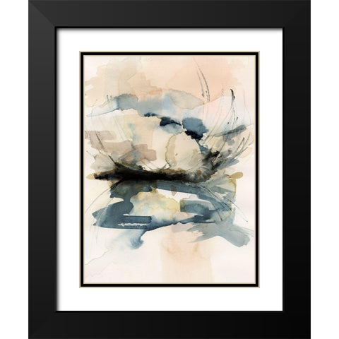 Winter Shoal I Black Modern Wood Framed Art Print with Double Matting by Barnes, Victoria