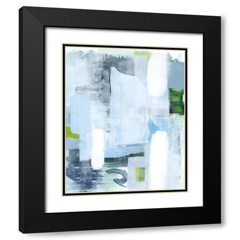 Oceanic Shimmer I Black Modern Wood Framed Art Print with Double Matting by Popp, Grace