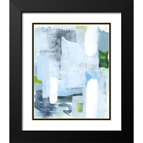 Oceanic Shimmer I Black Modern Wood Framed Art Print with Double Matting by Popp, Grace