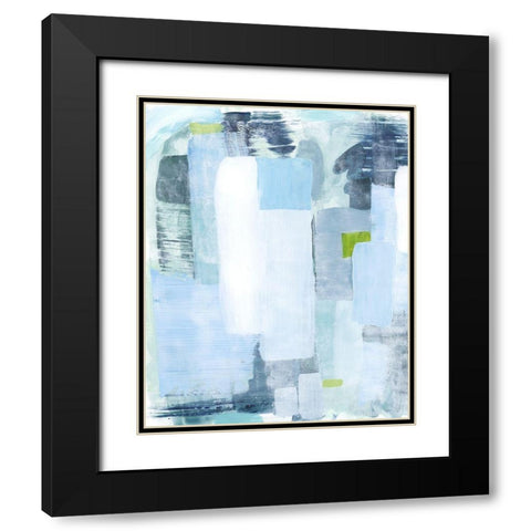 Oceanic Shimmer II Black Modern Wood Framed Art Print with Double Matting by Popp, Grace