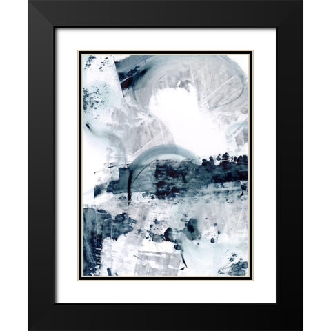 Polar Opposites I Black Modern Wood Framed Art Print with Double Matting by Harper, Ethan