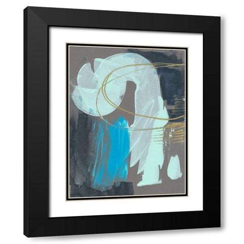 Swivel I Black Modern Wood Framed Art Print with Double Matting by Goldberger, Jennifer