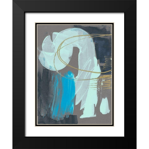 Swivel I Black Modern Wood Framed Art Print with Double Matting by Goldberger, Jennifer