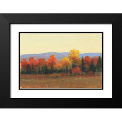 Changing Colors I Black Modern Wood Framed Art Print with Double Matting by OToole, Tim