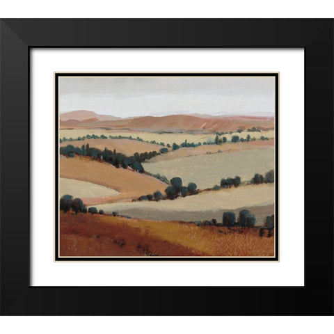Soaring View I Black Modern Wood Framed Art Print with Double Matting by OToole, Tim