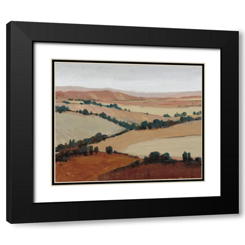 Soaring View II Black Modern Wood Framed Art Print with Double Matting by OToole, Tim