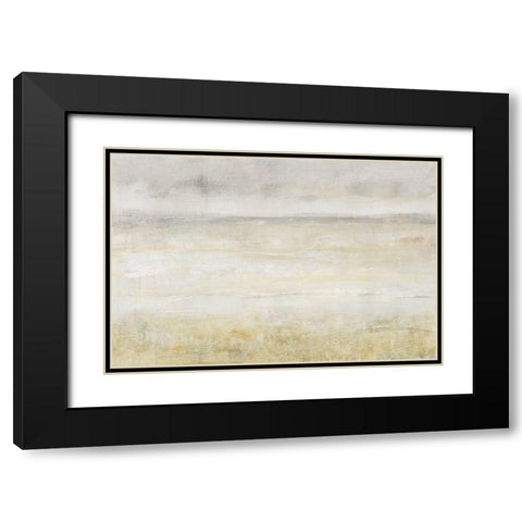 Squall II Black Modern Wood Framed Art Print with Double Matting by OToole, Tim