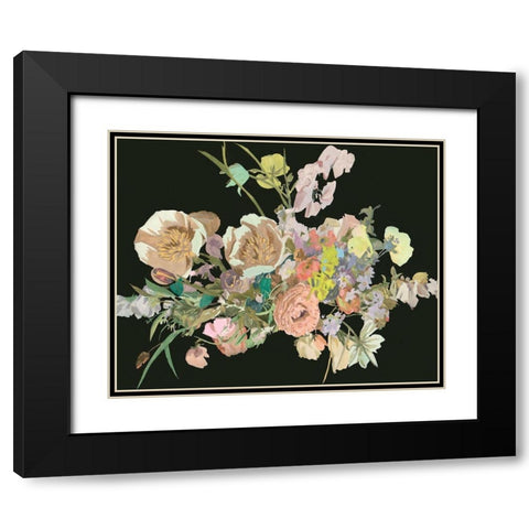 Blooming in the Dark IV Black Modern Wood Framed Art Print with Double Matting by Wang, Melissa