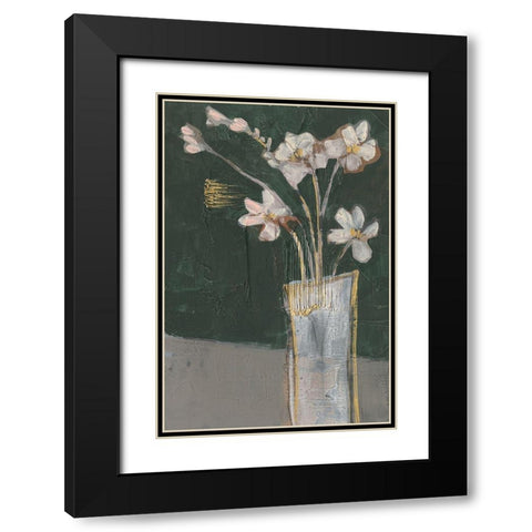 Textured Still Life II Black Modern Wood Framed Art Print with Double Matting by Goldberger, Jennifer