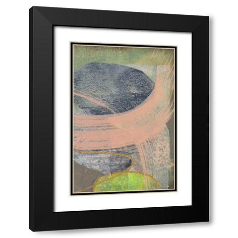 Betwixt I Black Modern Wood Framed Art Print with Double Matting by Goldberger, Jennifer