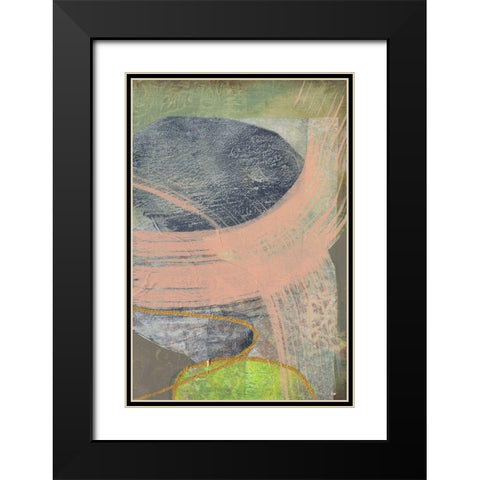 Betwixt I Black Modern Wood Framed Art Print with Double Matting by Goldberger, Jennifer