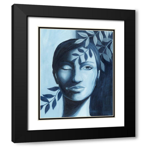 Winking Shadow II Black Modern Wood Framed Art Print with Double Matting by Popp, Grace