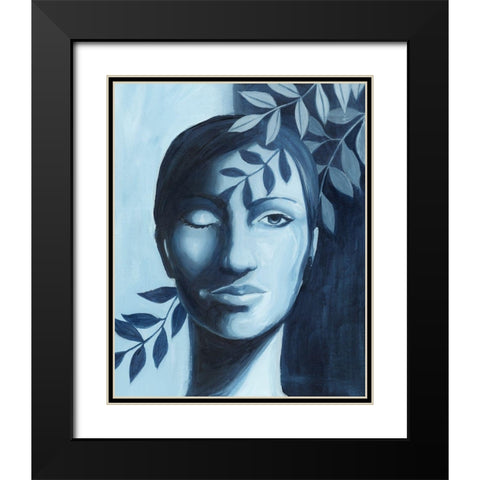 Winking Shadow II Black Modern Wood Framed Art Print with Double Matting by Popp, Grace