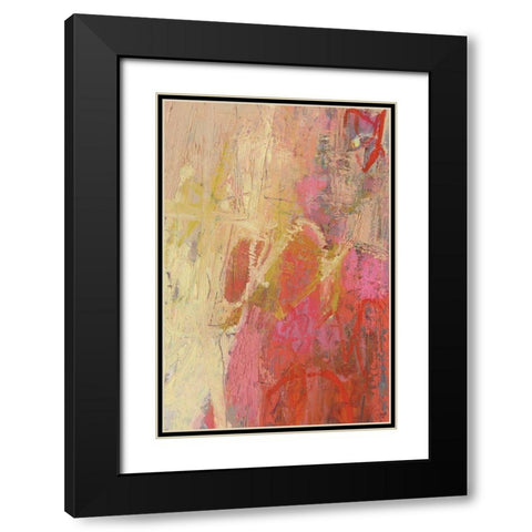 Serry II Black Modern Wood Framed Art Print with Double Matting by Jachimiec, Sue