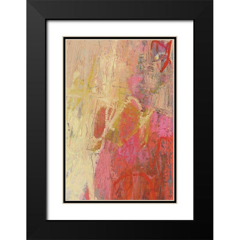 Serry II Black Modern Wood Framed Art Print with Double Matting by Jachimiec, Sue