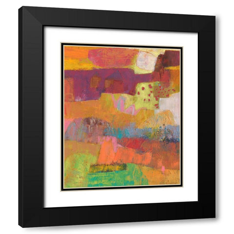 Atiptoe I Black Modern Wood Framed Art Print with Double Matting by Jachimiec, Sue