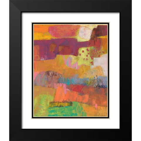 Atiptoe I Black Modern Wood Framed Art Print with Double Matting by Jachimiec, Sue