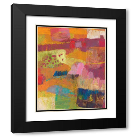 Atiptoe II Black Modern Wood Framed Art Print with Double Matting by Jachimiec, Sue