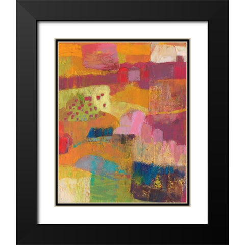 Atiptoe II Black Modern Wood Framed Art Print with Double Matting by Jachimiec, Sue