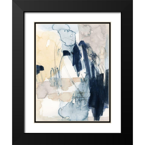 Wild Air I Black Modern Wood Framed Art Print with Double Matting by Barnes, Victoria