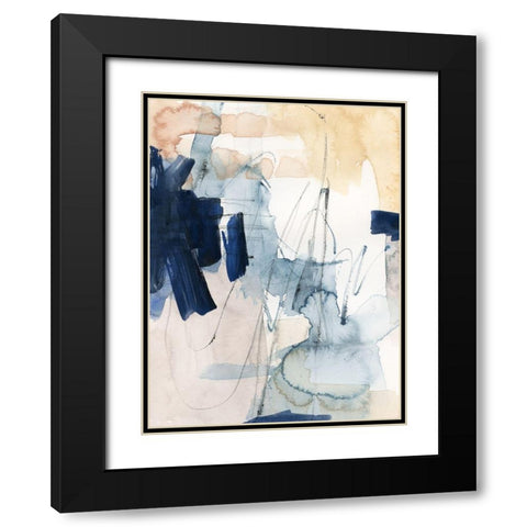 Wild Air II Black Modern Wood Framed Art Print with Double Matting by Barnes, Victoria