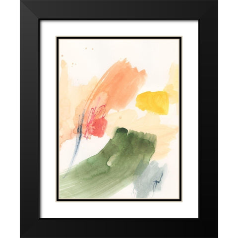 Garden Palette II Black Modern Wood Framed Art Print with Double Matting by Barnes, Victoria