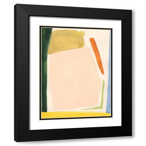 Pigment Parcel II Black Modern Wood Framed Art Print with Double Matting by Barnes, Victoria