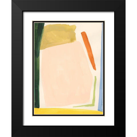 Pigment Parcel II Black Modern Wood Framed Art Print with Double Matting by Barnes, Victoria