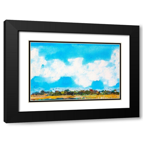 Skys the Limit I Black Modern Wood Framed Art Print with Double Matting by St. Hilaire, Elizabeth