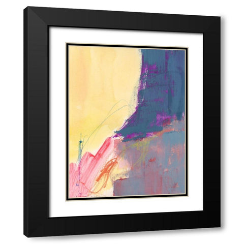 Flim Flam I Black Modern Wood Framed Art Print with Double Matting by Barnes, Victoria