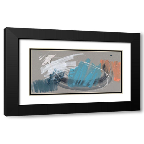 Whimsical Marks I Black Modern Wood Framed Art Print with Double Matting by Goldberger, Jennifer