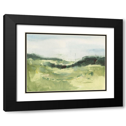 Hill Scramble I Black Modern Wood Framed Art Print with Double Matting by Barnes, Victoria